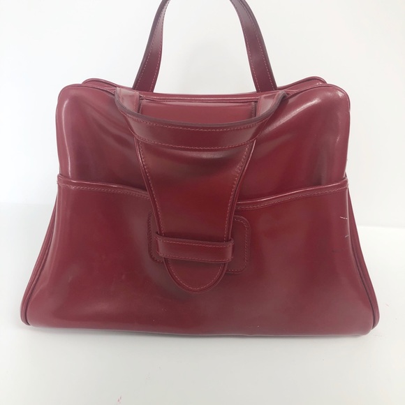 J&M Davidson red leather bag - Picture 1 of 4
